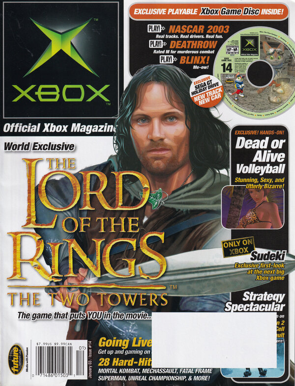 Official Xbox Magazine Issue 14 (January 2003) cover